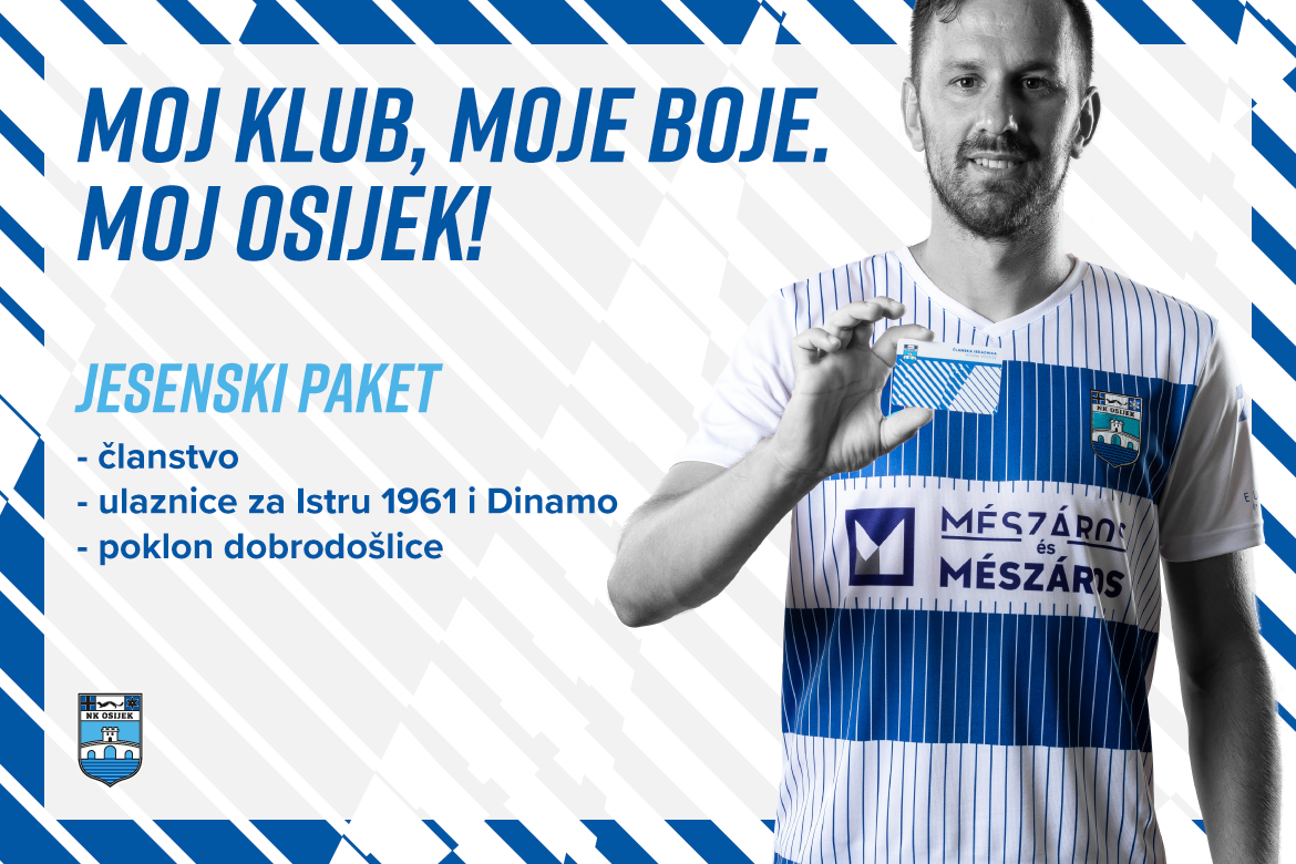 U prodaji Jesenski paket za nove članove NK Osijek