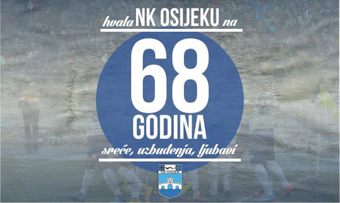 68. godina zajedno! Rođendanski tjedan NK Osijeka