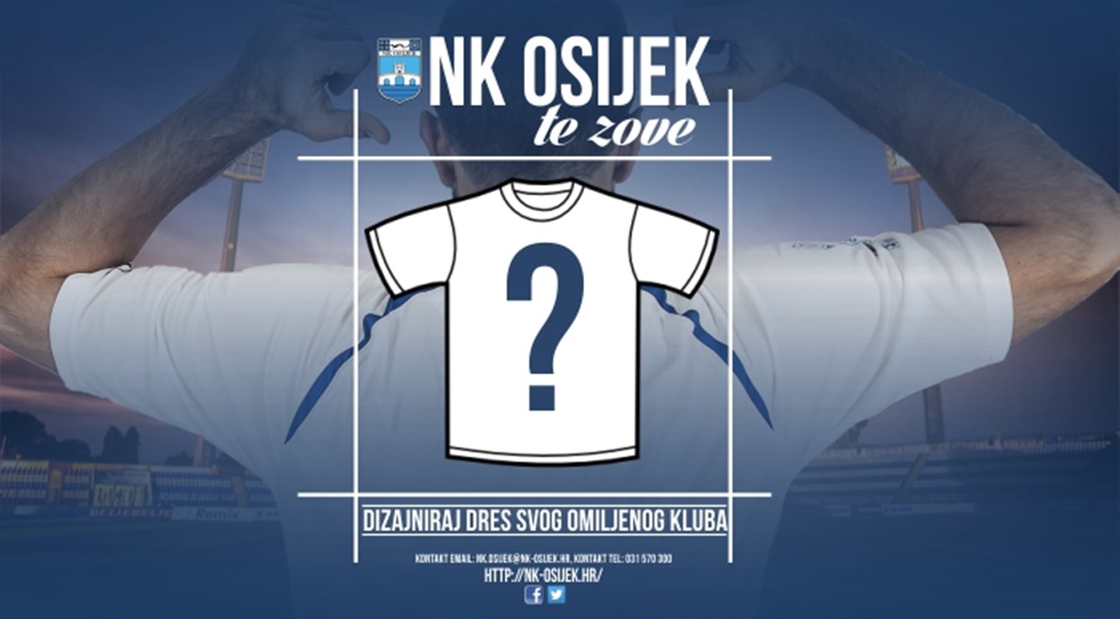 NATJEČAJ: Kreiraj dres NK Osijeka za sezonu 2015/2016