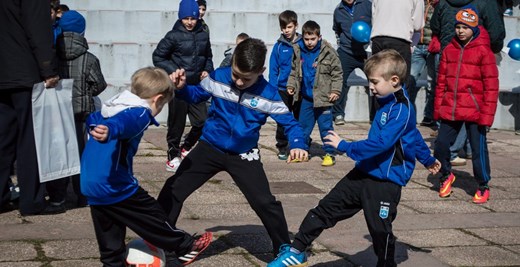 Nogometaši Osijeka proveli dan u druženju s navijačima na Sjenjaku