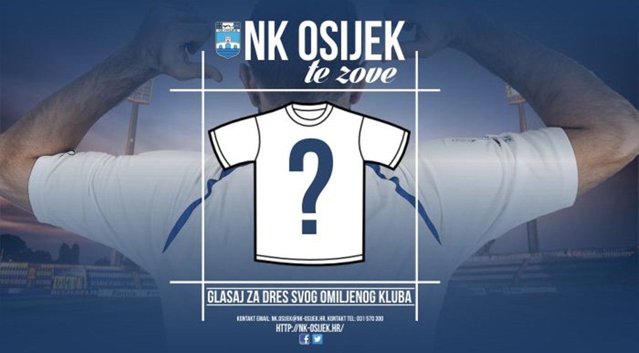 Glasuj za dres NK Osijeka za sezonu 2015./2016.