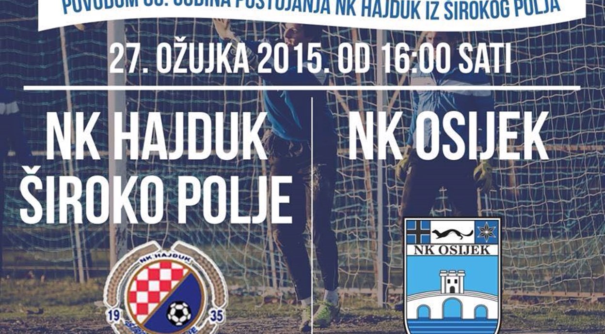Ostvarena 2:0 pobjeda u Širokom Polju