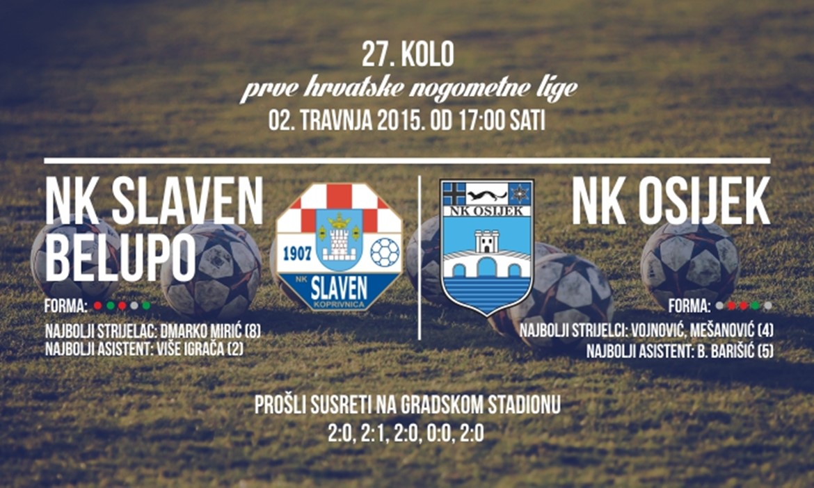 UŽIVO: NK Slaven Belupo - NK Osijek