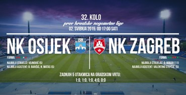 UŽIVO: NK Osijek - NK Zagreb