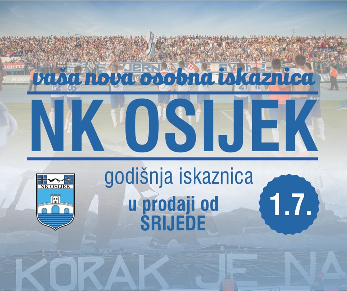 Neka Osijek u sezoni 2015./16. bude BIJELO-PLAVI GRAD