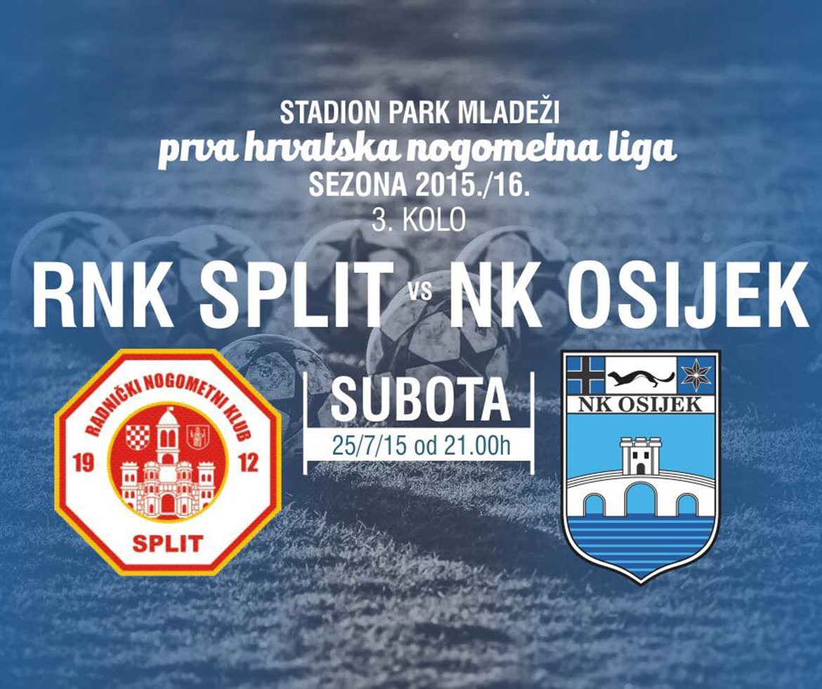 UŽIVO: RNK Split - NK Osijek