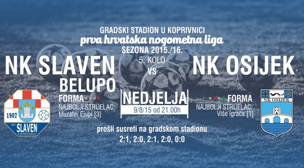 UŽIVO: NK Slaven Belupo - NK Osijek