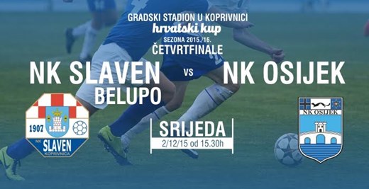LIVE stream: Slaven Belupo vs Osijek