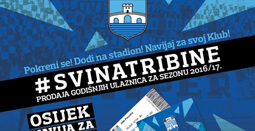 #SviNaTribine - počinje prodaja godišnjih ulaznica