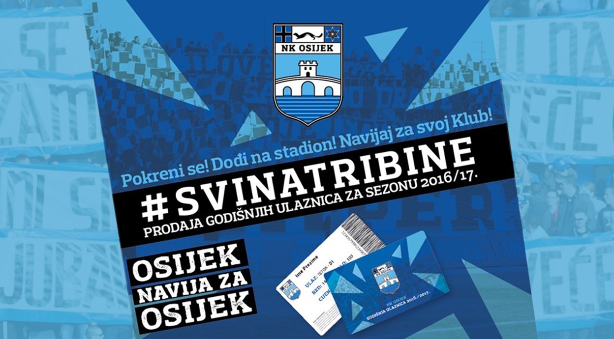 #SviNaTribine - počinje prodaja godišnjih ulaznica