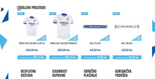 Otvoren Fan Web Shop!