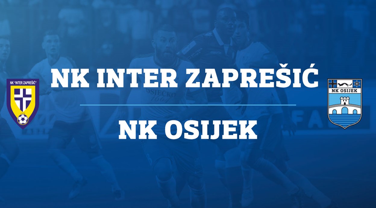 LIVE txt: Inter Zaprešić vs. Osijek