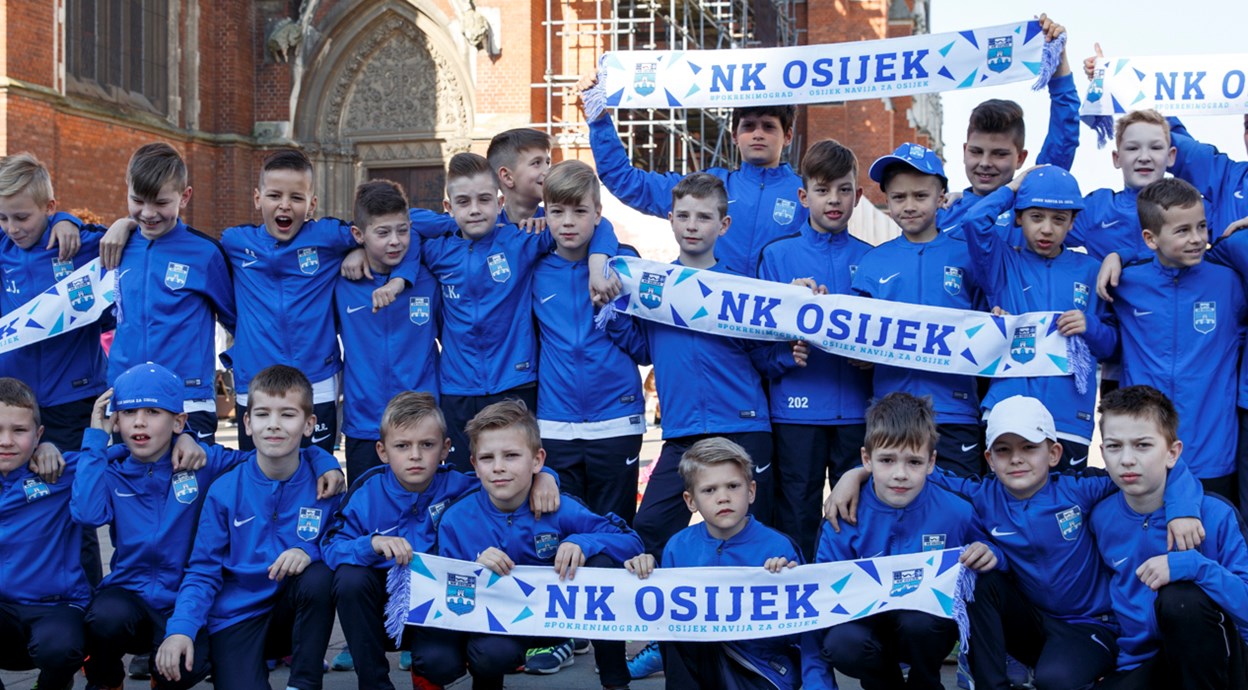 Trčali i mladi nogometaši Osijeka