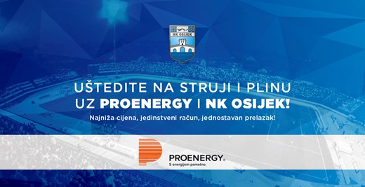 Uštedite na struji i plinu uz Proenergy i NK Osijek!