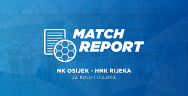 Match report: NK Osijek - HNK Rijeka