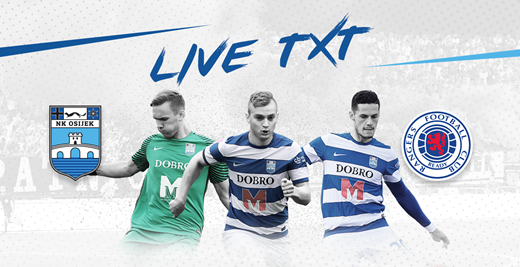 Live TXT: NK Osijek - Rangers FC