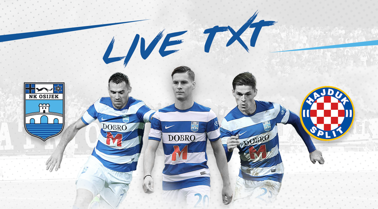 Live TXT: NK Osijek - HNK Hajduk