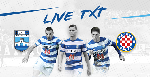 Live TXT: NK Osijek - HNK Hajduk