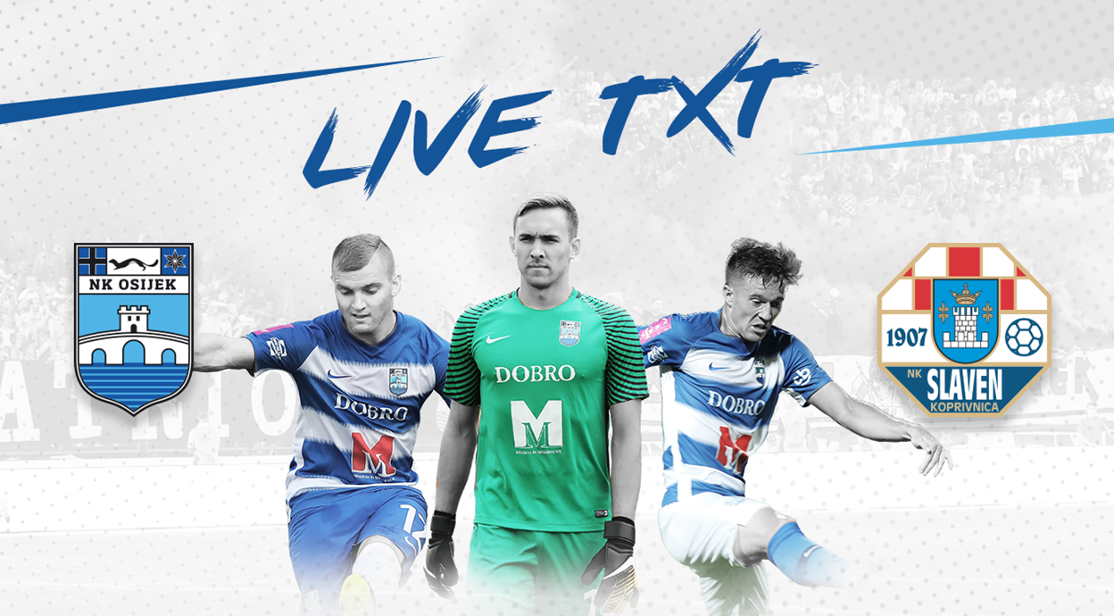 Live TXT: NK Osijek - NK Slaven Belupo