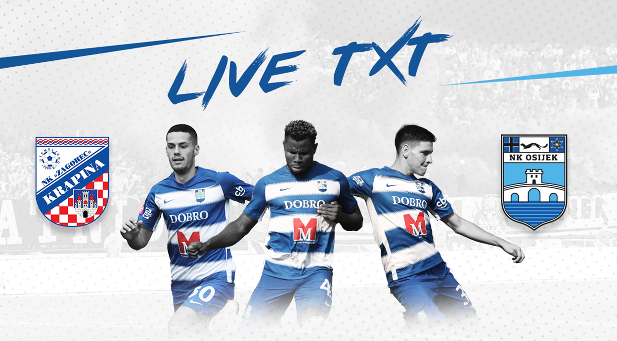 Live TXT: NK Zagorec - NK Osijek