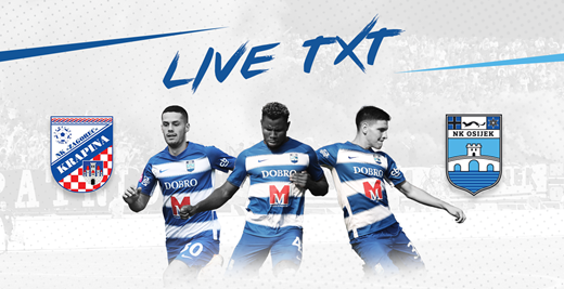Live TXT: NK Zagorec - NK Osijek