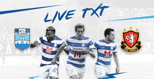 Live TXT: NK Osijek - HNK Gorica