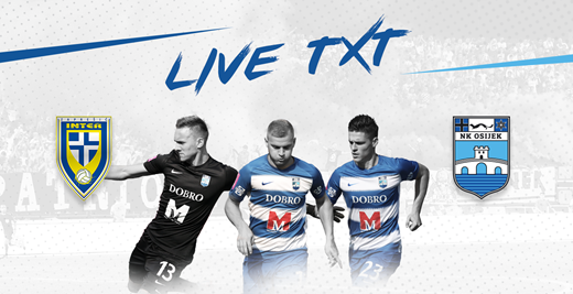 Live TXT: NK Inter Zaprešić - NK Osijek