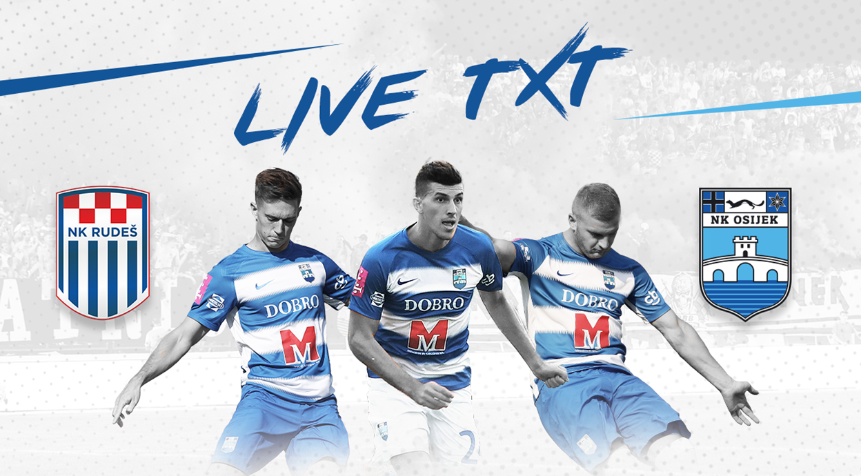 Live TXT: NK Rudeš - NK Osijek