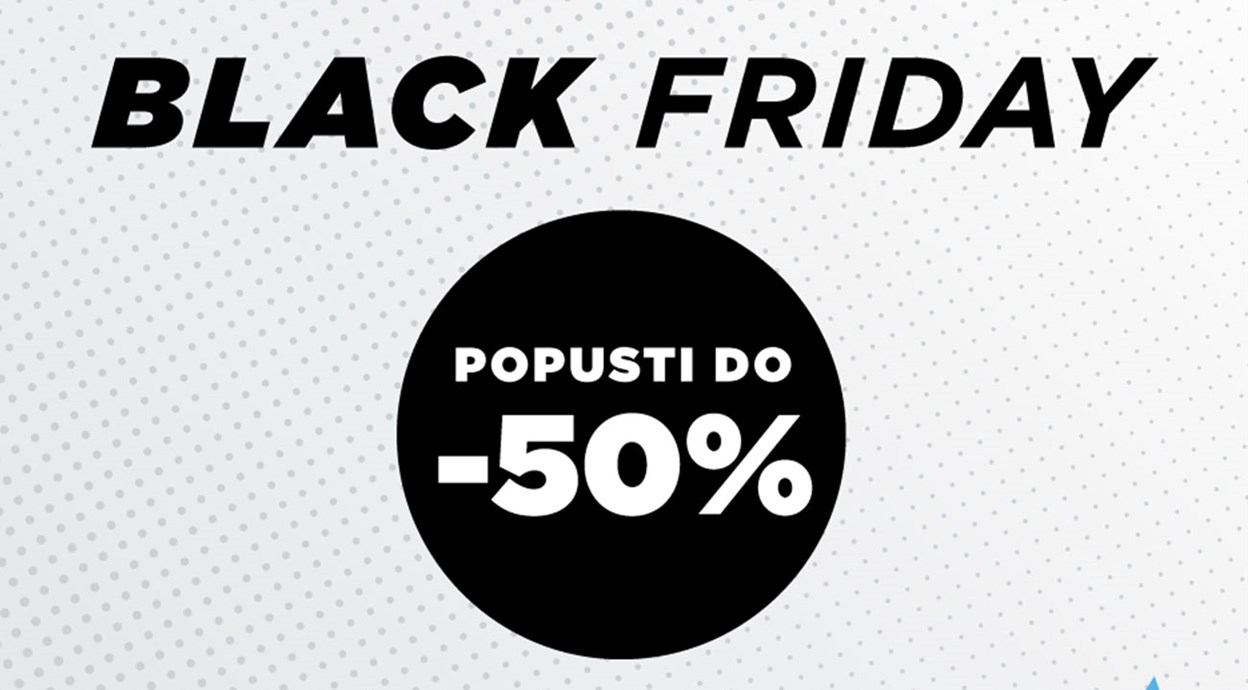 Bijelo-plavi Black Friday