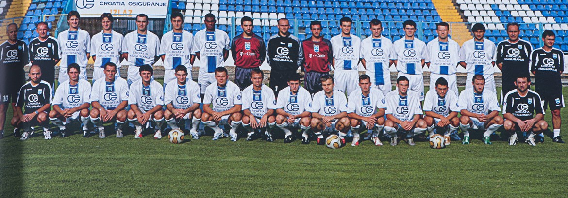 NK Osijek u prvom prvenstvu Hrvatske - HNL 1992 