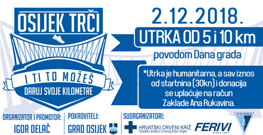 „Osijek trči – I ti to možeš, daruj svoje kilometre“