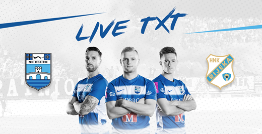 Live TXT: NK Osijek - HNK Rijeka