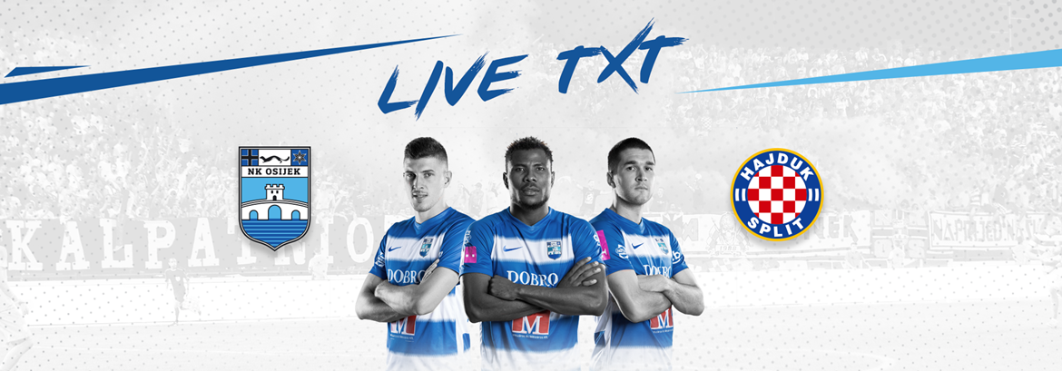 Live TXT: NK Osijek - HNK Hajduk