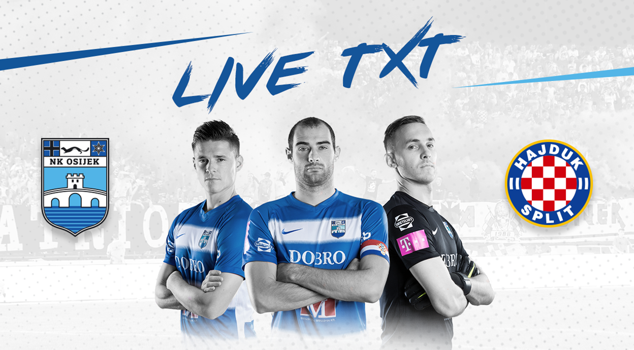 Live TXT: NK Osijek - HNK Hajduk