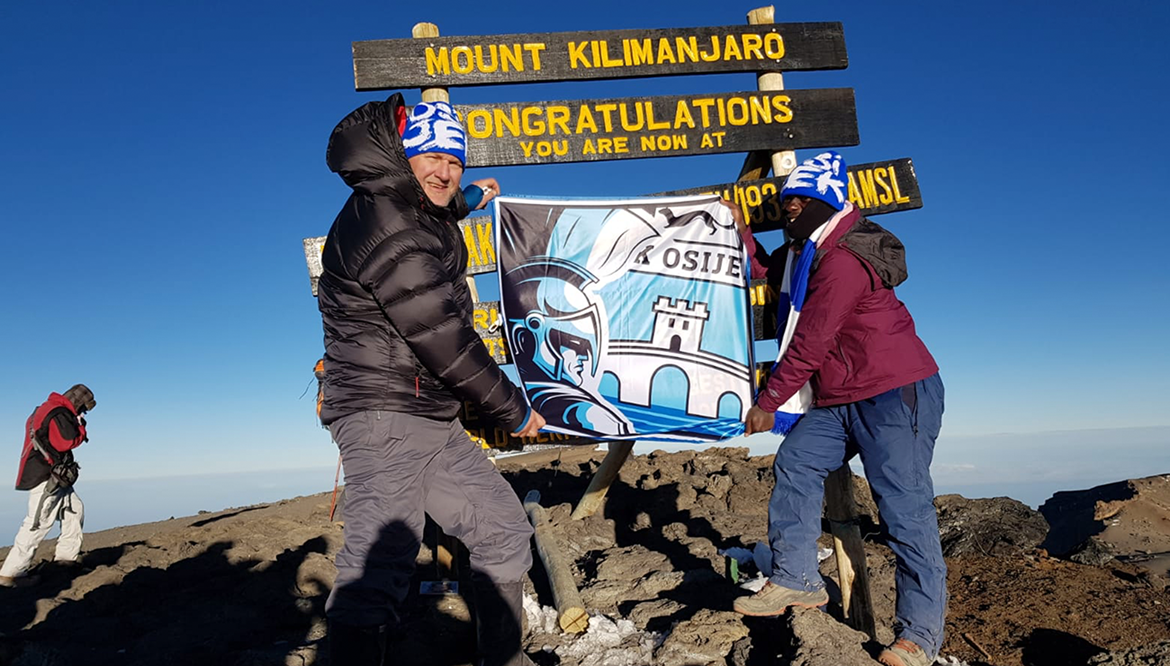 Kilimanjaro u znaku NK Osijek