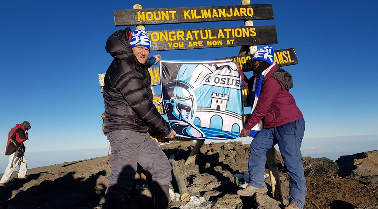 Kilimanjaro u znaku NK Osijek