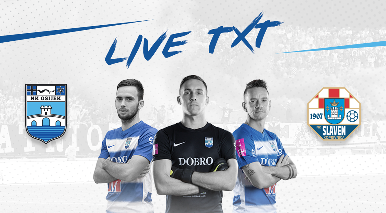 Live TXT: NK Osijek - NK Slaven Belupo