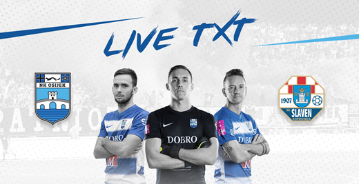 Live TXT: NK Osijek - NK Slaven Belupo