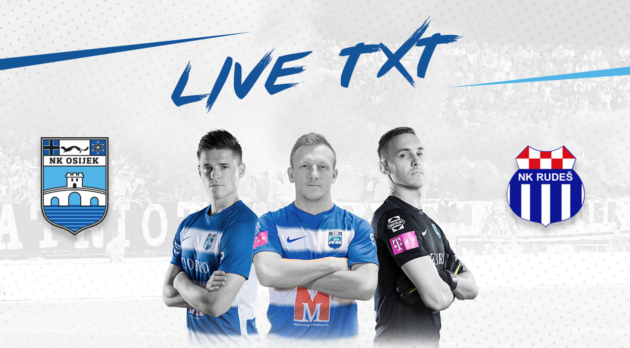 Live TXT: NK Osijek - NK Rudeš