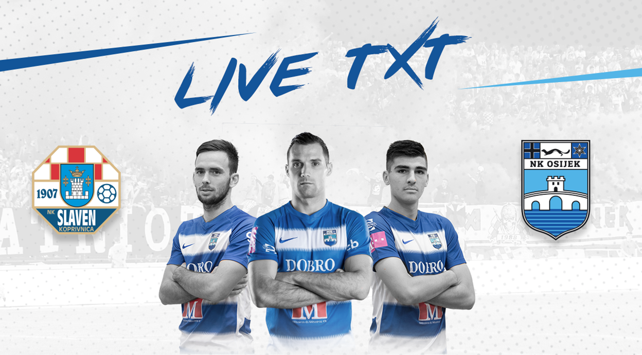 Live TXT: NK Slaven Belupo - NK Osijek