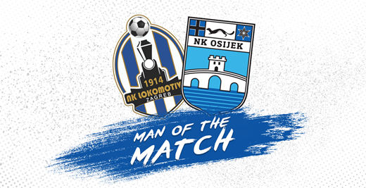 Igrač utakmice: Lokomotiva - Osijek