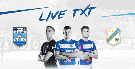 Live TXT: NK Osijek - HNK Rijeka