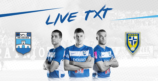 Live TXT: NK Osijek - NK Inter Zaprešić