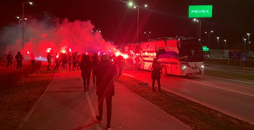 Navijači dočekali Bijelo-plave