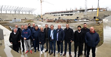 Delegacija HNS-a obišla gradilište novog stadiona