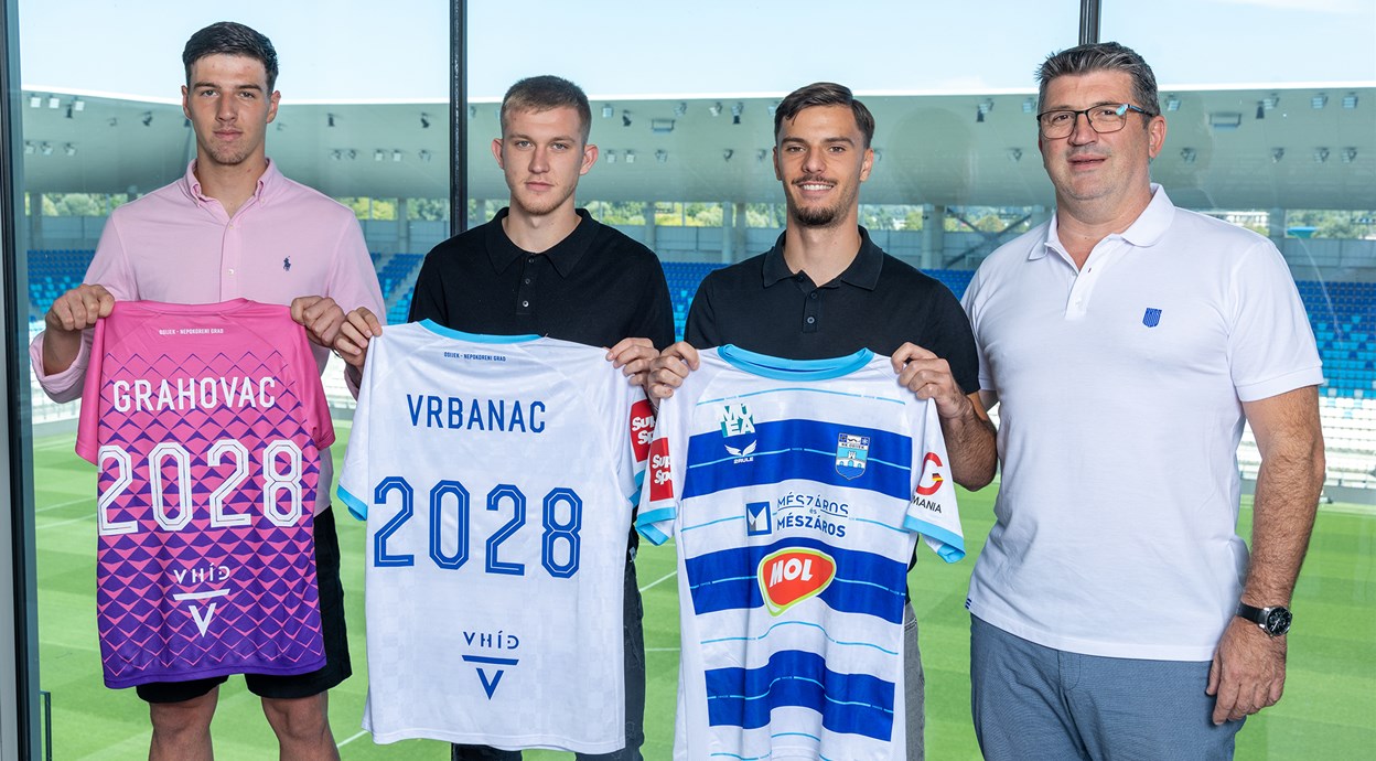 Grahovac, Vrbanac i Jovičić potpisali trogodišnje ugovore