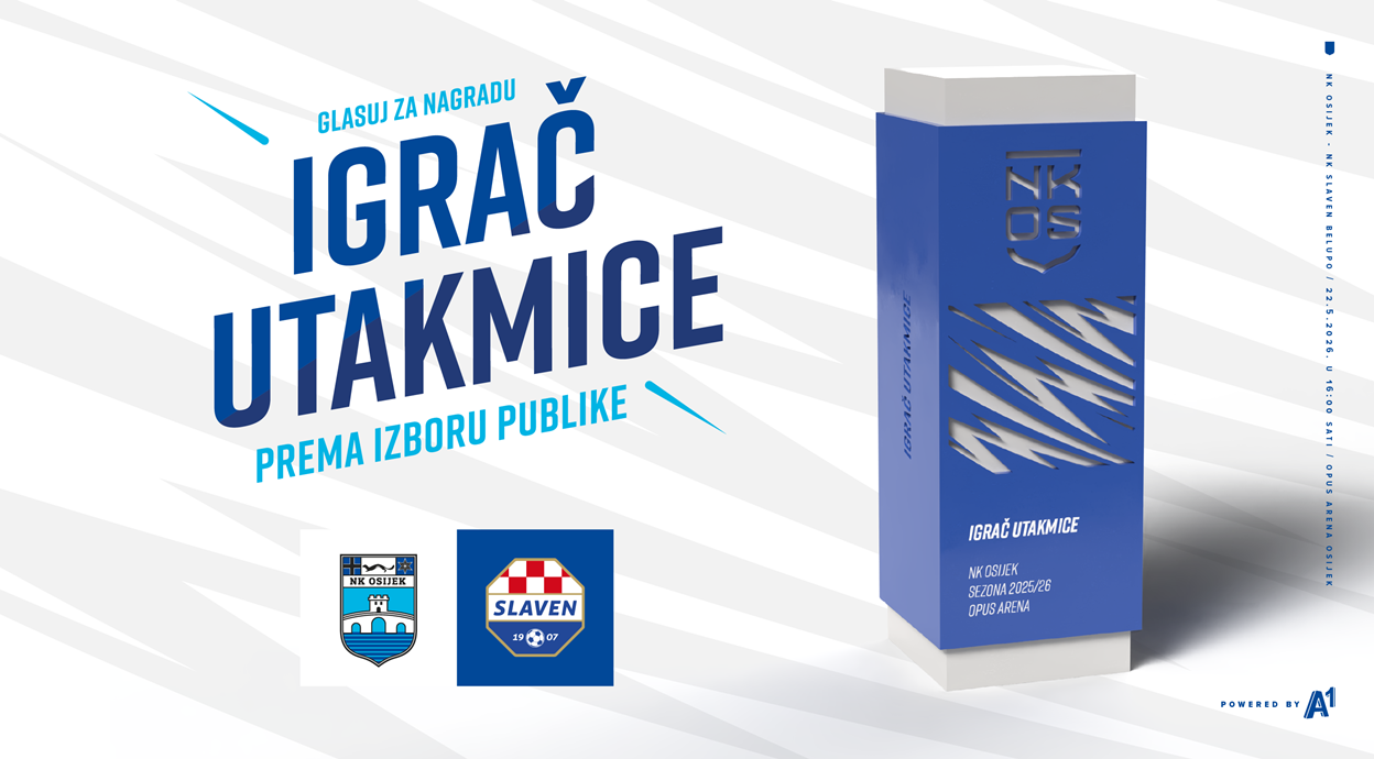Glasuj za igrača utakmice: NK Osijek - NK Slaven Belupo